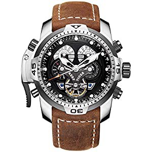 Reef Tiger 運動 腕時計 ステンレススチール 自動巻き メンズ腕時計 ミリタリーウォッチ RGA3503(中古品)