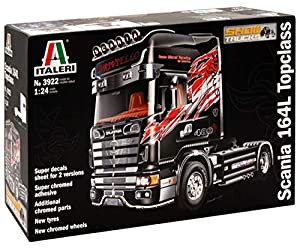 イタレリ 1/24 スカニア 164 L トップクラス トラクターヘッド プラモデル IT3922(中古品)