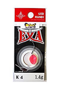 GOD HANDS(ゴッドハンズ) スプーン 激カビEXA 1.4g K4 ピンクグロー/イエローグロー. ルアー(中古品)