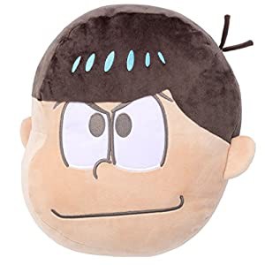 おそ松さん Mocchi-Mocchi-Style フェイス型クッション カラ松 高さ約27cm(中古品)