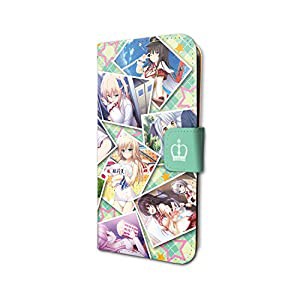 らぶおぶ恋愛皇帝 of LOVE! 01 イメージデザイン 手帳型スマホケース iPhone6/6s/7/8兼用(中古品)