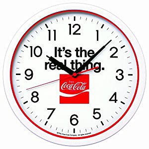 セイコー クロック 掛け時計 コカ・コーラ Coca-Cola アナログ 白 パール AC601W SEIKO AC601W(中古品)