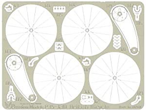 パッションモデル 1/35 イギリス軍 空挺兵自転車用スポークエッチングセット プラモデル用パーツ P35-130(中古品)