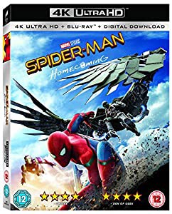 スパイダーマン ホームカミング [4K UHD + Blu-ray UHDのみ日本語有り リージョンフリー](Import版)(中古品)