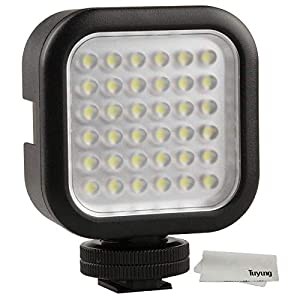 Godox 撮影機材 照明 LED 36 ビデオライト 補助照明 撮影用ライト 輝度 調整可能 単三電池 2本 複数台増設可能 動画 撮影 Nikon 