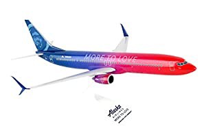 SKY MARKS 1/130 737-900ER アラスカ航空 More To Love 完成品(中古品)