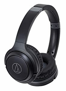 audio-technica ワイヤレスヘッドホン 最大40時間再生 ブラック ATH-S200BT BK(中古品)