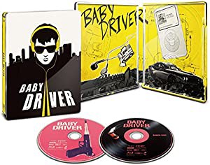 ベイビー・ドライバー スチールブック仕様(初回生産限定) [Steelbook] [Blu-ray](中古品)