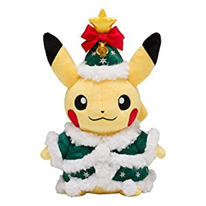 ポケモンセンターオリジナル ぬいぐるみ クリスマス2017 ピカチュウ(中古品)