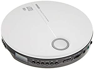 VERSOS 語学学習・音楽 ポータブルCDプレーヤー ホワイト×ブラック VS-M015WB(中古品)