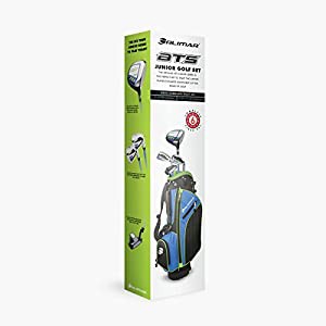 Orlimar Golf ATS ジュニア ボーイズ ゴルフセット バッグ付き 左右兼用 5~8歳 ブルー/ライム (4クラブ)(中古品)