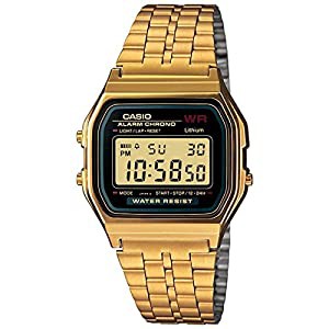 カシオ クラシック A159WGEA-1VT メンズ 腕時計 (G-Gold)(中古品)