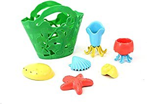 Green toys グリーントイズ 水遊び お風呂遊び 海の仲間(中古品)