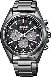 [シチズン] 腕時計 アテッサ Eco-Drive エコ・ドライブ ブラックチタンシリーズ クロノグラフ CA4394-54E メンズ(中古品)