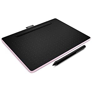 CTL-6100WL/P0 ワコム ペンタブレット Intuos Medium ワイヤレス ベリーピンク Bluetoothモデル(中古品)