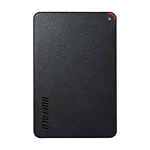 BUFFALO ミニステーション USB3.1(Gen1)/USB3.0用ポータブルHDD 2TB HD-PCFS2.0U3-BBA(中古品)