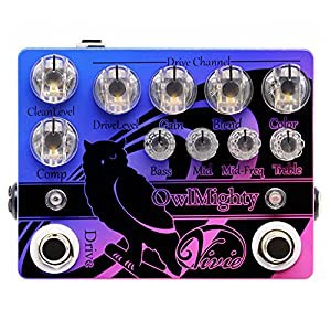 Vivie ベース用 プリアンプ/オーバードライブ OwlMighty(中古品)