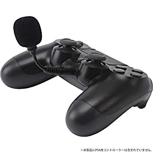 【ボイスチャット用】 CYBER ・ コンパクトマイク ( PS4 用) ブラック - PS4(中古品)