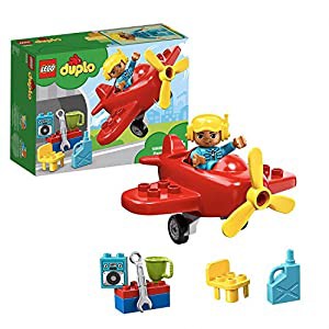 レゴ(LEGO) デュプロ パイロットと飛行機 10908(中古品)