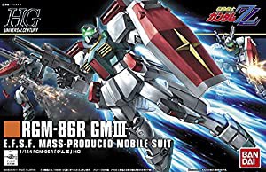 HGUC 機動戦士ガンダムZZ RGM-86R ジムIII 1/144スケール プラモデル(中古品)