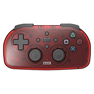 【SONYライセンス商品】ワイヤレスコントローラーライト for PlayStation (R) 4 クリアレッド【PS4対応】(中古品)