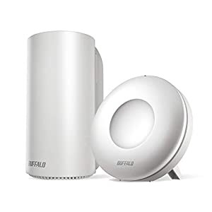 BUFFALO WiFi 無線LAN AirStation connect 親機+中継機セットモデル WRM-D2133HP/E1S 11ac ac2200 1733+400Mbps デュアルバンド 