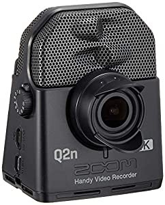 ZOOM ズーム ハイレゾ音質 ハンディビデオレコーダー フルHD 4倍鮮明な映像を記録 4K画質【メーカー3年延長保証付】 Q2n-4K(中古