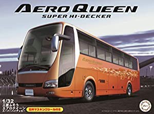 フジミ模型 1/32 観光バスシリーズ No.4 三菱ふそう エアロクイーン スーパーハイデッカー プラモデル BUS4(中古品)