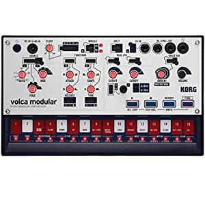 KORG モジュラー シンセサイザー volca modular パッチング ケーブル付属 電池駆動 スピーカー内蔵 ヘッドフォン使用可 どこでも