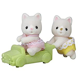 シルバニアファミリー シルクネコのふたごちゃん(中古品)