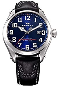 [ケンテックス] 腕時計 機械式自動巻 PROGAUS プロガウス 耐磁時計 S769X-01 メンズ ブラック(中古品)