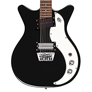 DANELECTRO 12弦 エレキギター シングル X ハムバッカー PU 59X12 ブラック【国内正規品】(中古品)