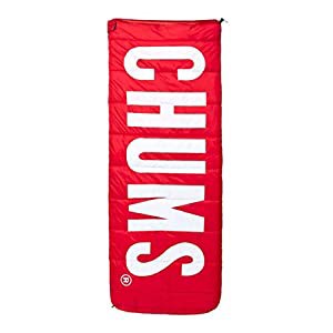 チャムス(CHUMS) 寝袋 スリーピングバッグ チャムスロゴ CH09-1147-R001-00 レッド 約H182×W76cm(中古品)