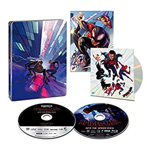 【Amazon.co.jp限定】スパイダーマン:スパイダーバース 4K ULTRA HD & ブルーレイセット スチールブック仕様(初回生産限定)(特典