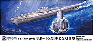 ピットロード 1/700 スカイウェーブシリーズ ドイツ海軍 潜水艦 Uボート XXI型&XXIII型 プラモデル W223(中古品)