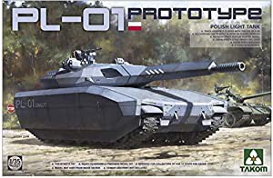 タコム 1/35 ポーランド軍 PL-01 試作軽戦車 ステルスタンク プラモデル TKO2127(中古品)