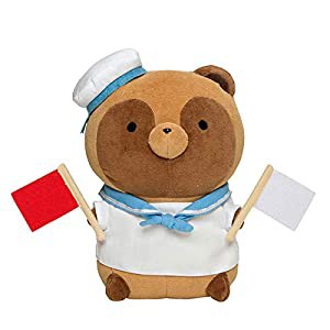 タヌキとキツネ ぬいぐるみM タヌキ(中古品)