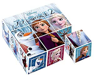 9ピース 子供向けパズル アナと雪の女王2 【キューブパズル】(中古品)