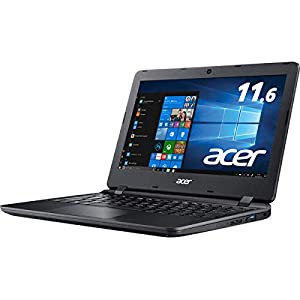 Acer（エイサー） 11.6型ノートパソコン Aspire 1 オブシディアンブラック A111-31-A14P(中古品)