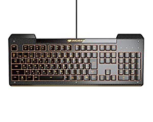 COUGAR ゲーミングキーボード AURORA LEDバックライト メンブレンスイッチ採用 モダンデザイン CGR-AURORA 【国内正規品】(中古 