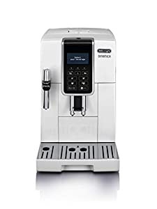 【アドバンスモデル】デロンギ(DeLonghi) コンパクト全自動コーヒーメーカー ディナミカ ミルク泡立て手動 ホワイト ECAM35035W(