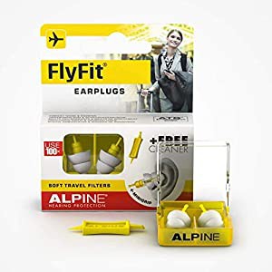 ALPINE HEARING PROTECTION 耳栓 航空機内用イヤープラグ 消音 Fly Fit MINI GRIP(中古品)