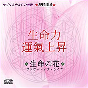 サブリミナル無限スペシャル9「生命力・運氣上昇」神聖幾何学フラワー・オブ・ライフ(中古品)