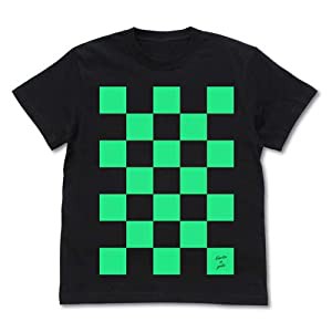 コスパ 鬼滅の刃 炭治郎羽織柄 Tシャツ BLACK Sサイズ(中古品)