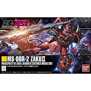 HGUC MSV MS-06R-2 ジョニー・ライデン専用ザク 1/144スケール 色分け済みプラモデル(中古品)