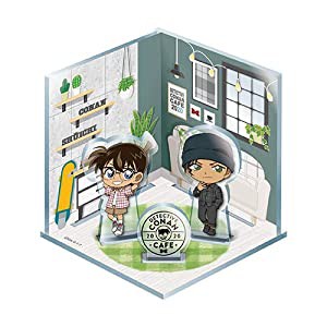 名探偵コナン コナンカフェ2020 アクリルジオラマ 江戸川コナン＆赤井秀一(中古品)