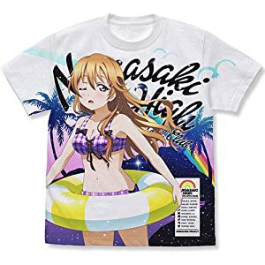 コスパ ラブライブ! 虹ヶ咲学園スクールアイドル同好会 近江彼方 フルグラフィックTシャツ 水着Ver. WHITE Sサイズ(中古品)