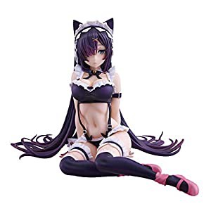 ユニオンクリエイティブ Mika Pikazoイラスト『猫メイド』 ノンスケール PVC&ABS製 塗装済み 完成品フィギュア(中古品)