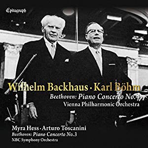 ベートーヴェン : ピアノ協奏曲第4・3番 / ヴィルヘルム・バックハウス&カール・ベーム&ウィーン・フィルハーモニー管弦楽団、マ