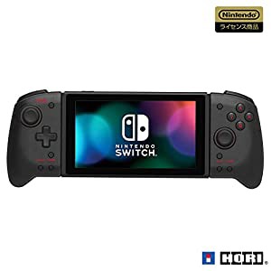 【任天堂ライセンス商品】グリップコントローラー for Nintendo Switch クリアブラック【Nintendo Switch対応】(中古品)